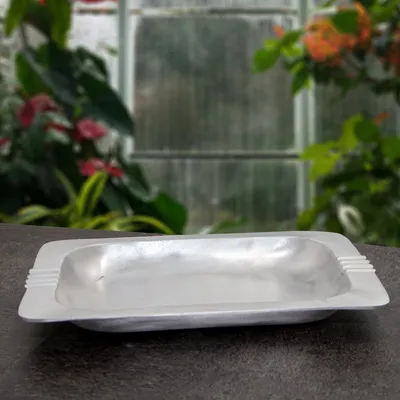 Produktbild von Tablett aus Aluminium, Rechteckig, Matt, Gebürstet