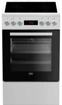Immagine prodotto di Fornello in vetroVetroceramica da 60 l 4 fuochi bianco Beko FSE57302GWC