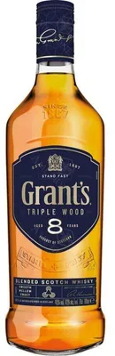Produktbild von Grant`s Triple Wood 8YO Blended Whisky 700 ml