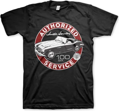 Produktbild von Austin Healey - Authorized Service T-Shirt - X-Large - Black