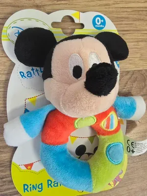Produktbild von Disney Mickey Maus Baby Rassel Ringrassel Greifling Plüschtier