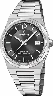 Produktbild von Festina F20035/6 Damenuhr Swiss Made Rivé 35mm 10ATM
