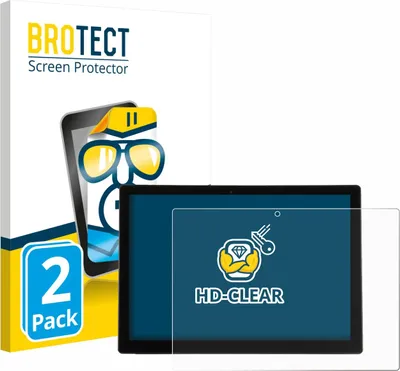 Produktbild von 2x Für Wortmann Terra Pad 1200V2 12.3" Schutzfolie BROTECT Displayschutz Display Schutz Folie Klar Transparent