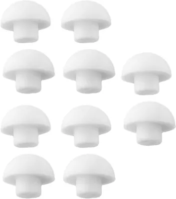 Obrázek produktu pro Balení obsahující 10 náhradních sedátek na toaletu, protiskluzový silikon, funkce Soft-Close, šedá barva.