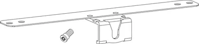 Immagine prodotto di Guida di accoppiamento Hautau ZV/F dimensione X 8,3 mm adatta per forbici per finestre elettriche, argento