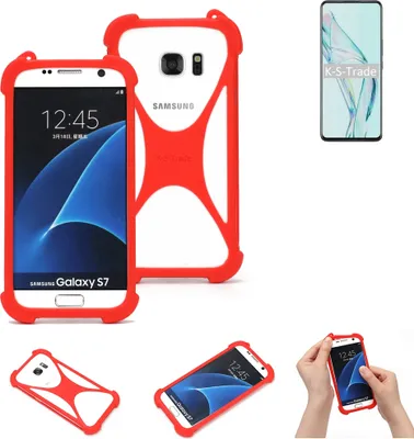 Produktbild von K-S-Trade Handy-Hülle kompatibel mit ZTE Axon 30 5G Schutz-Hülle Bumper Silikon Schutz Hülle Cover Case Silikoncase Silikonbumper TPU Softcase