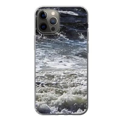 Produktbild von MuchoWow® Handyhülle Schutzhülle Hülle für iPhone 12 Pro Nordsee - Wasser - Wellen Silikon Softcase Handy Hülle - Abdeckung