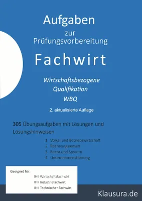 Produktbild von Aufgaben zur Prüfungsvorbereitung Fachwirt