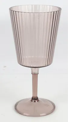 Produktbild von Kunststoff-Weinglas 400ml 2-fach sortiert | Bruchsicheres, wiederverwendbares Glas | Ideal für Garten, Camping & Partys