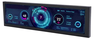 Obrázek produktu pro 8.8palcová obrazovka s rozlišením 1920x480 Rozhraní typu C PH Slot pro malou paměťovou kartu Sekundární displej počítače