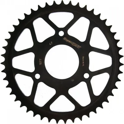 Produktbild von Stahl-Kettenrad Supersprox 420 - 47Z (schwarz) RFE-1077:47-BLK|ID 55,2 LK 90,0 3-Loch