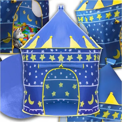 Produktbild von Grosse Kinderzelt Spielzelt Prinzessin Traum Schloss Burg Haus im Kinderzimmer Indoor innen außen draußen Pop Up kinderspielzelt