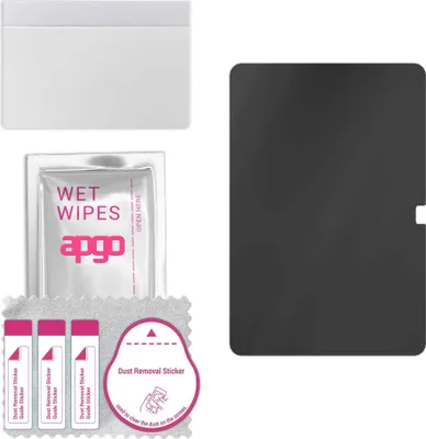 Produktbild von apgo Hybrid Privacy Schutzglas, Matt, kompatibel mit TCL Tab 10 Gen 2, Anti-Spy, toller Ersatz für Hartglas, kratzfester Displayschutzglas, Displayschutz, Full Glue