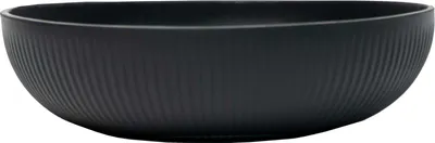 Image de VIVANNO Bac à plantes en fibre de verre PLANA, anthracite scandinave strié - 34 x 9 cm
