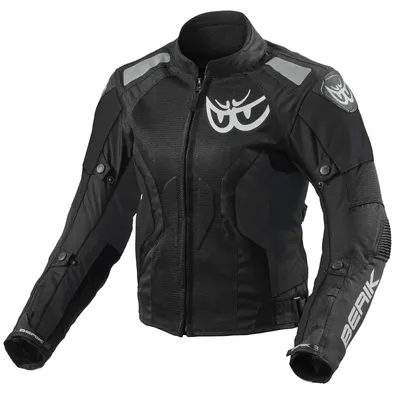 Immagine prodotto di Giacca da moto in tessuto Berik Vephe, da donna, colore nero, taglia 38