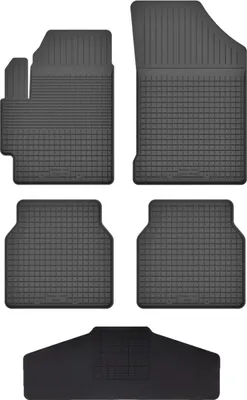 Produktbild von Gummi Fußmatten Set Für: Peugeot 301 (2012-) Gummimatten Schwarz