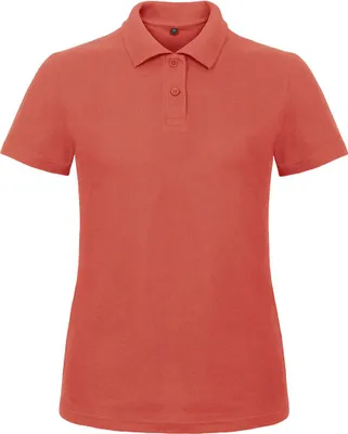 Image de B&C PWI11 | Polo Femme ID.001 /Coupe Féminine - Couleur : Pixel Coral - Taille : XL