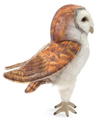 Produktbild von Folkmanis Handpuppe Schleiereule 3124