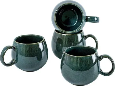 Productafbeelding van Famanu Koffiekopjes Set – Moderne, matte keramische kopjes – Grote koffiekopjes