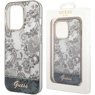 Produktbild von Guess Guhcp14Xhgplhg Iphone 14 Pro Max 6,7"" Szary/Grau Hartschale Porzellan Kollektion