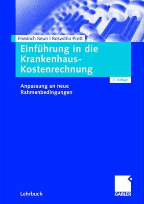 Obrázek produktu pro Einführung in die Krankenhaus-Kostenrechnung
