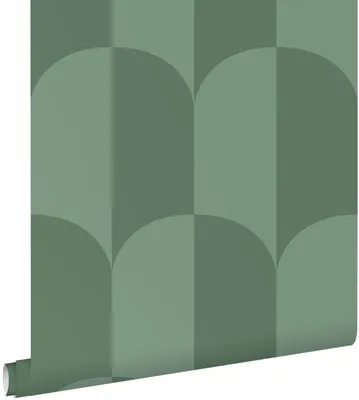 Produktbild von ESTAhome Tapete Art Decó Muster Seegrün 53 cm x 10.05 m