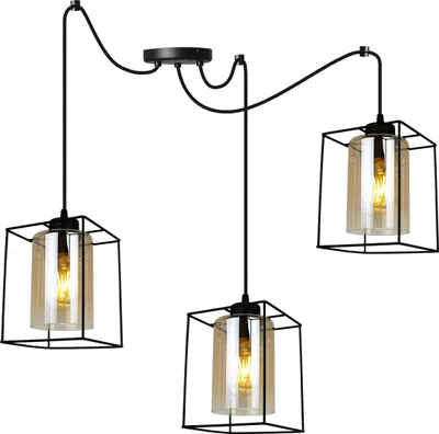 Produktbild von Moderne Elegante Hängelampe Mit Glasschirm