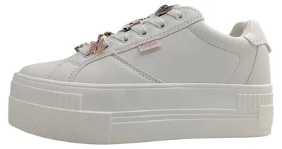 Productafbeelding van Buffalo Damenschuhe sportlicher Schnürer Weiß Freizeit