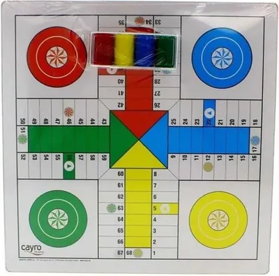 Produktbild von Cayro Mensch-ärgere-dich-nicht-gänsespiel Mit Zubehör Mehrfarbig Kinder Mehrfarbig One Size