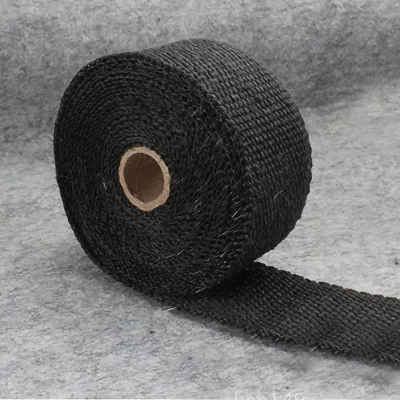 Zdjęcie produktu dla Taśma izolacyjna do rur wydechowych, odporna na wysokie temperatury, do motocykli, 5 mm x 50 mm x 5 m / 0,2 cala x 2 cale x 5,5 jarda, czarna