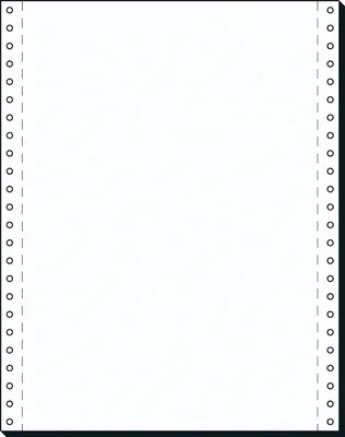 Produktbild von Soennecken Computerpapier 5925 60g 240mmx12Zoll blanko 2.000 Bl./Pack.