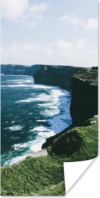 Produktbild von MuchoWow® Poster Irlands Küstenlinie mit den Cliffs of Moher 60x120 cm - Wandschmuck