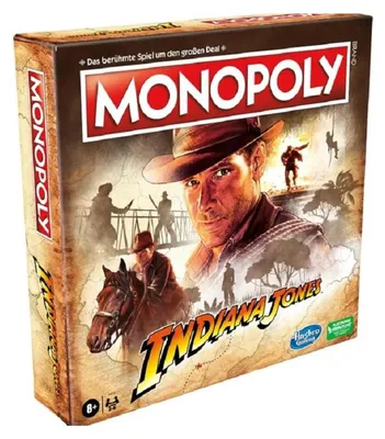 Produktbild von Hasbro - Monopoly Indiana Jones Brettspiel Gesellschaftsspiel Indy