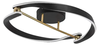 Produktbild von Rabalux 71149 Deckenleuchten Adalind schwarz/ golden Metall