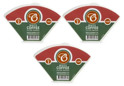 Kaffeefilter Kegel Nr.2, 300 Stück, Papier, Weiß