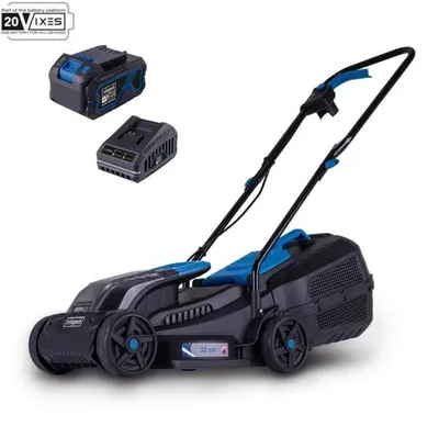 Immagine prodotto di Cordless lawn mower BC-MP320-X + battery set 1x4Ah 1x2.4Ah - SCHEPPACH