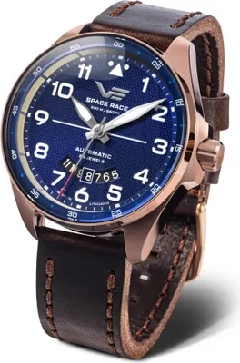 Productafbeelding van Herenhorloge VOSTOK EUROPE NH35A-325B746, marineblauw, klassiek, waterdicht
