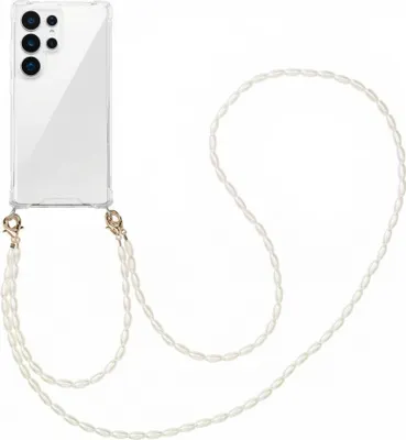 Immagine prodotto di Catenina per cellulare imoshion con perline + cinturino da polso Samsung Galaxy S25 Ultra - Trasparente
