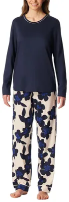 Productafbeelding van Schiesser dames pyjama set, lange mouwen, katoen-modal - Nachtkleding