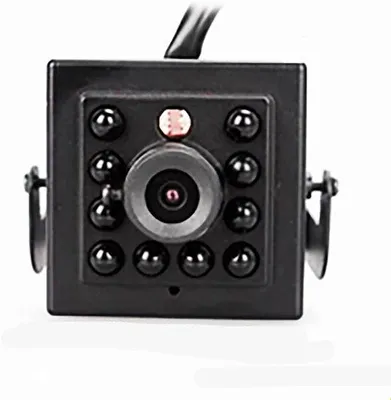 Image de Mini caméra IP HD 4 MP, alimentation PoE, grand angle, infrarouge, vision nocturne jusqu'à 10 m