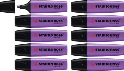 Produktbild von Textmarker - STABILO BOSS ORIGINAL - 10er Pack - lavendel