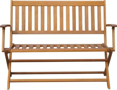 Zdjęcie produktu dla Ławka Ogrodowa, 120 Cm, Lite Drewno Akacjowe Lumarko!