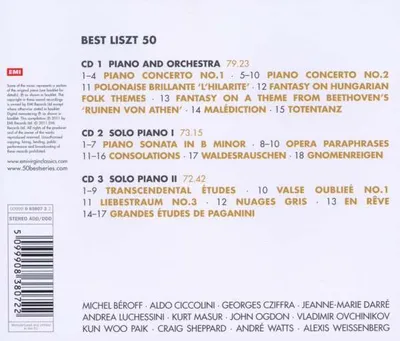 Immagine prodotto di Le 50 migliori opere di Liszt