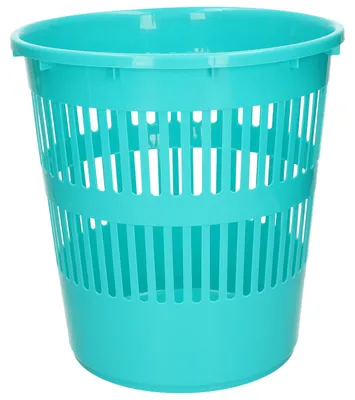 Produktbild von Plasticforte Abfalleimer - 10L - 28 cm - Kunststoff - blau