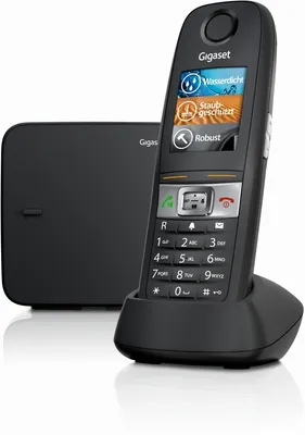 Produktbild von Gigaset E630 Großtastentelefon schnurlos IP65 - schwarz
