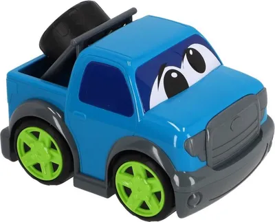 Image de KiddyGo | Voiture Pick-up Truck | 19 cm | Bleu | Avec son et lumière