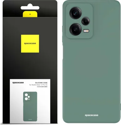 Immagine prodotto di Custodia in silicone SPACECASE Custodia in silicone per Xiaomi Mi Note 12 Pro 5G Verde