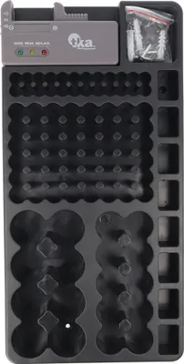 Produktbild von 2in1-Batterie-Organizer, Universal Akkubox für 1-110 Akku oder Batterien z.B. Mignon AA LR6, Micro AAA LR03, C, D, 9V