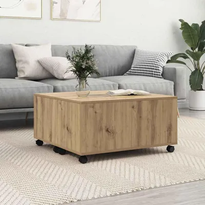 Produktbild von Möbel Couchtisch Eiche handwerklich 75 x 75 x 38 cm Holzwerkstoff - Couchtische 875481