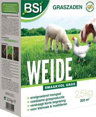 Produktbild von Graszaad Weide, 2,5 kg, für 300 m²